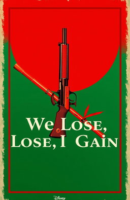 A striking image featuring a bold red and green color scheme, showcasing a thematic representation of conflict and harmony