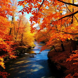 A serene landscape depicting the beauty of change in nature