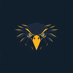 A creative logo design featuring an eagle