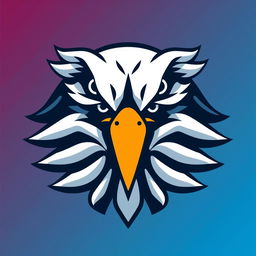 A creative logo design featuring an eagle