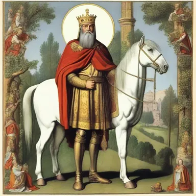 In Frankish mythology, Charlemagne was a legendary figure known for his great conquests.
