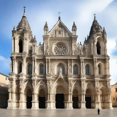 The Frankish architectural style is characterized by its intricate stone carvings and towering cathedrals.