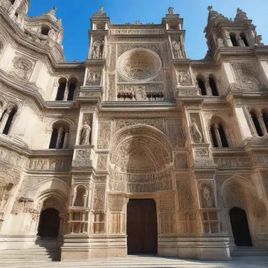 The Frankish architectural style is characterized by its intricate stone carvings and towering cathedrals.