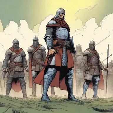 The comic book series explores the adventures of a group of Frankish warriors in their quest to protect their kingdom.