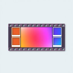 A creative border designed to resemble a camera roll for an Instagram story