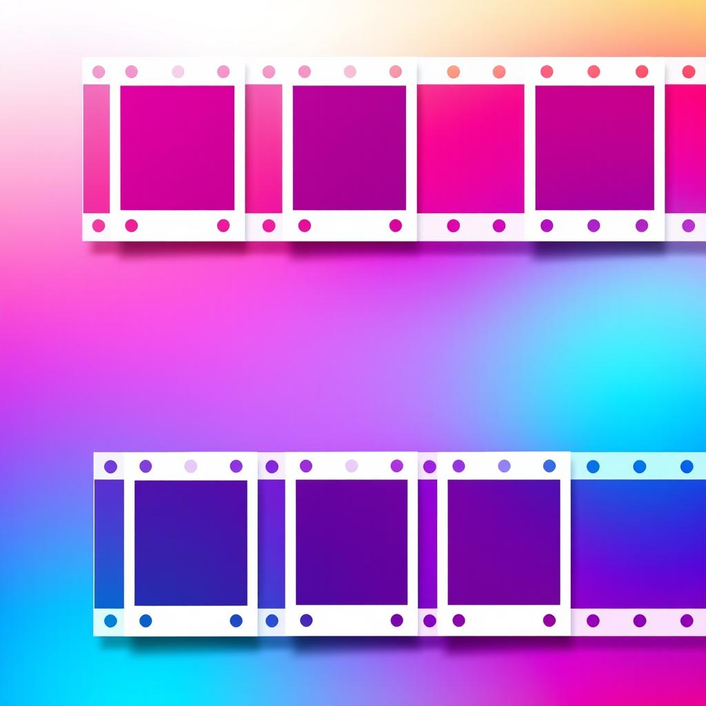 A creative border designed to resemble a camera roll for an Instagram story