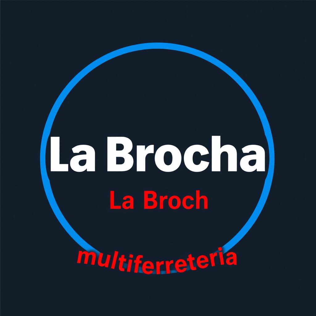 A logo design featuring the word 'La Brocha' prominently displayed