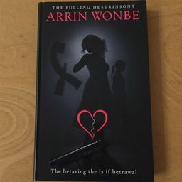 A dark, moody book cover featuring the silhouette of a woman in a powerful yet vulnerable pose, standing amidst deep shadows