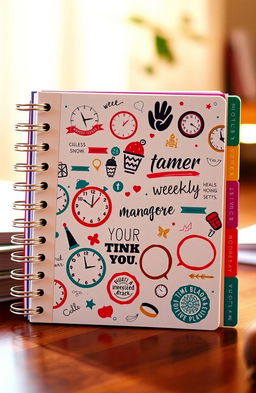 A detailed and aesthetically pleasing image of a weekly and monthly planner