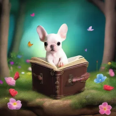 In the magical world of the story, an enchanted object Frenchifies anyone who possesses it.