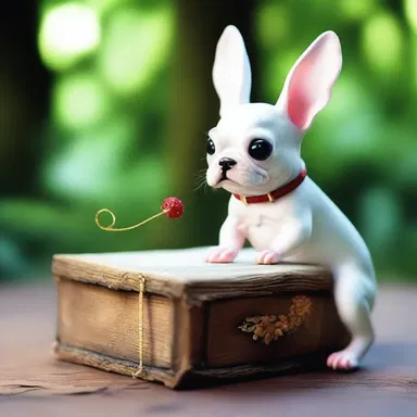 In the magical world of the story, an enchanted object Frenchifies anyone who possesses it.