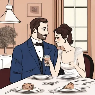 The protagonist planned a surprise dinner for their partner, trying to frenchify the evening with a candlelit table, wine, and a French-inspired menu.
