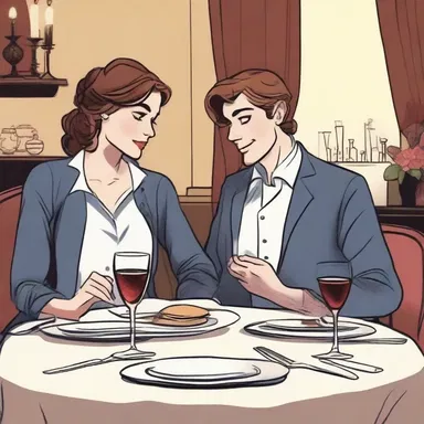 The protagonist planned a surprise dinner for their partner, trying to frenchify the evening with a candlelit table, wine, and a French-inspired menu.