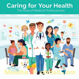 A vibrant and informative poster highlighting the theme of health, injuries, and medicine
