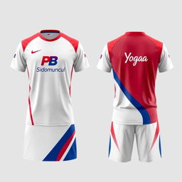 A stylish and aesthetically pleasing sports badminton uniform featuring both front and back designs