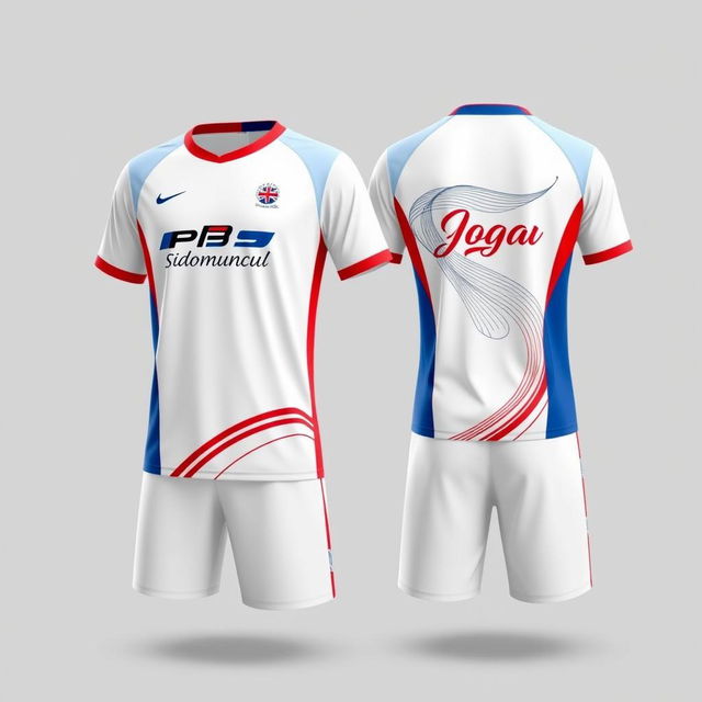 A stylish and aesthetically pleasing sports badminton uniform featuring both front and back designs