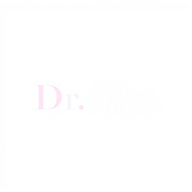 A clean and elegant logo design for a skin and body care brand named 'Dr