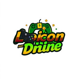 A logo design for 'Albión Online' featuring the phrase 'Locos por Dinero'