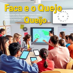 Faca e o Queijo, a cutting-edge educational tool designed for educators that illustrates innovative teaching methods and incorporates interactive learning techniques