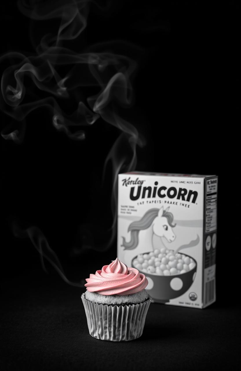 A black background with a touch of smoke