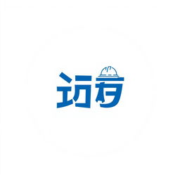 A sleek, modern logo design for a building and construction company, prominently featuring the symbol 'π'