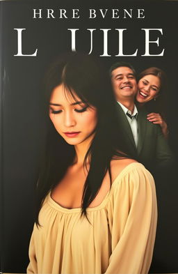 A novel cover featuring a sorrowful woman in the foreground, with tears streaming down her face, conveying deep emotional pain