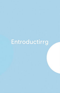 A creative and modern design featuring an educational introductory title