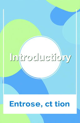 A creative and modern design featuring an educational introductory title