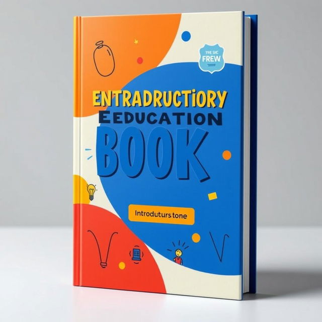 A creatively designed and modern educational book cover featuring an eye-catching introductory title