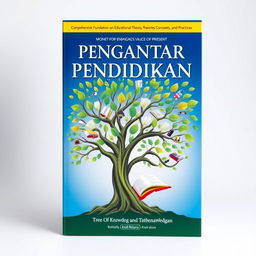 A book titled 'Pengantar Pendidikan' that presents a comprehensive foundation on educational theories, concepts, and practices