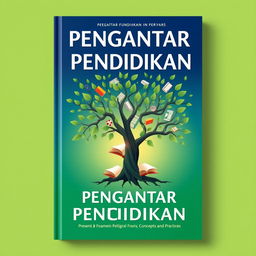 A book titled 'Pengantar Pendidikan' that presents a comprehensive foundation on educational theories, concepts, and practices