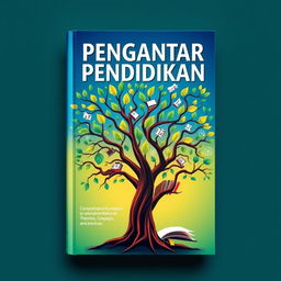 A book titled 'Pengantar Pendidikan' that presents a comprehensive foundation on educational theories, concepts, and practices