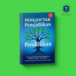 A book titled 'Pengantar Pendidikan' that presents a comprehensive foundation on educational theories, concepts, and practices