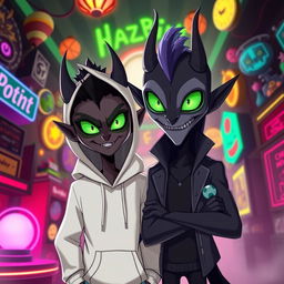 Create a new character set in the vibrant universe of Hazbin Hotel