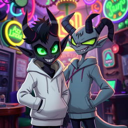 Create a new character set in the vibrant universe of Hazbin Hotel