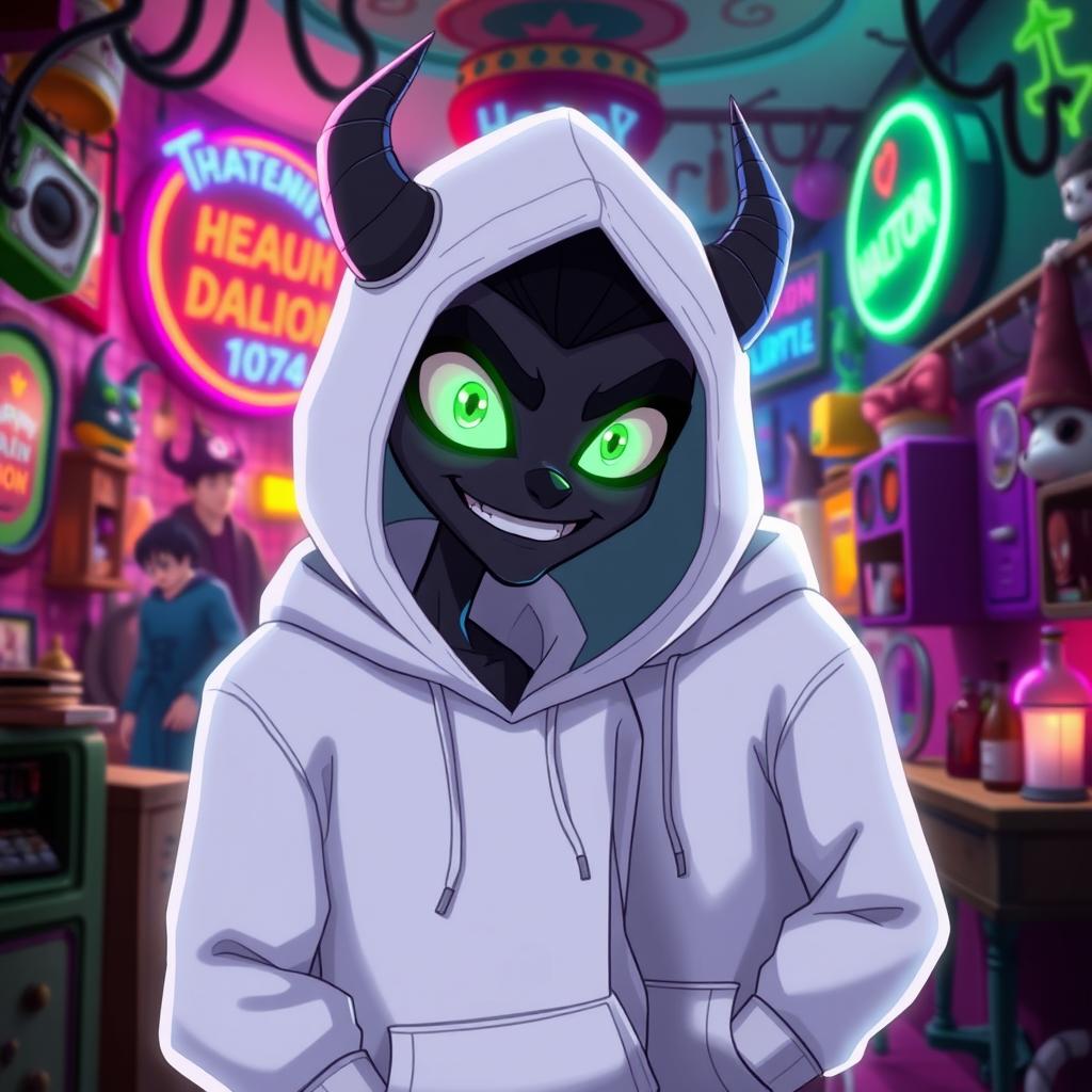 Create a new character set in the vibrant universe of Hazbin Hotel