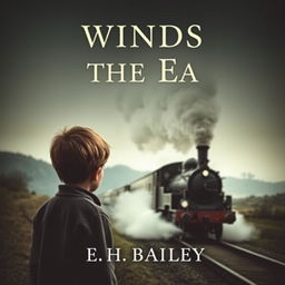 An evocative book cover for 'Winds in the East' by E