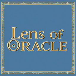 A beautifully designed text graphic featuring the phrase 'Lens of Oracle' prominently displayed
