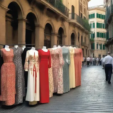 The fashion industry in Genoa is known for its elegant designs and Genoese fabrics.