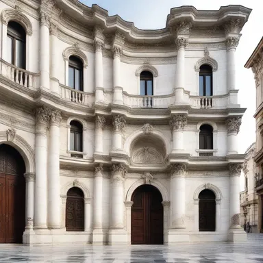 The Genoese style of architecture is characterized by its intricate detailing and unique use of marble.