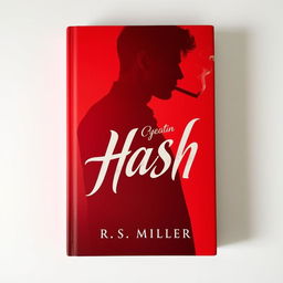 A book cover featuring the silhouette of a young man in profile, holding a cigarette between his fingers