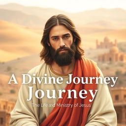 A serene visual representation of Jesus, depicted in a biblical environment with soft and warm colors that evoke a sense of peace and spirituality
