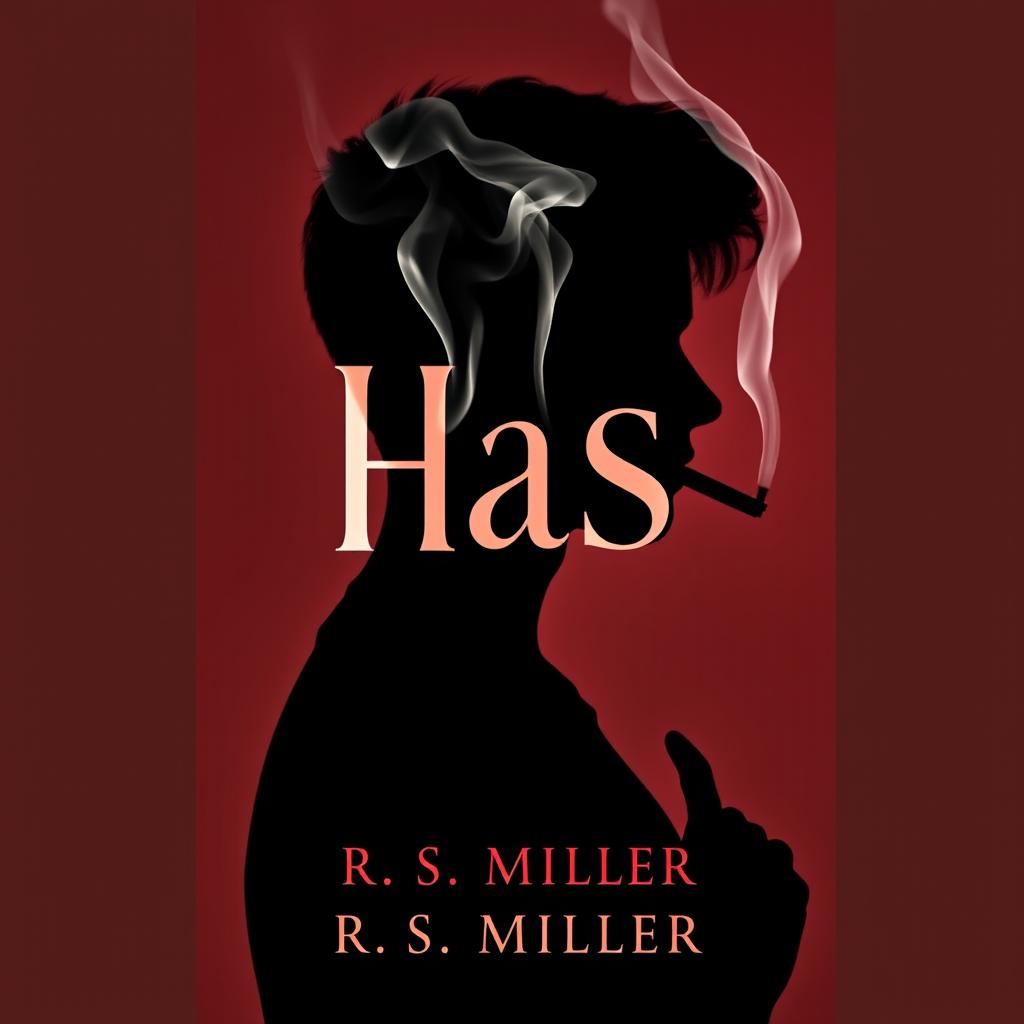 A book cover featuring the silhouette of a young adult in profile, exuding mystery and passion