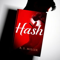 A book cover featuring the silhouette of a young adult in profile, surrounded by a striking red shadow that adds a mysterious and passionate atmosphere