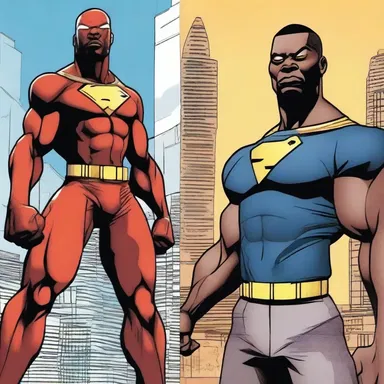 The superhero in this comic book series is a Ghanaian with extraordinary powers to protect the city from evil forces.
