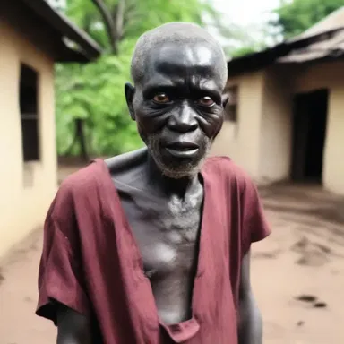 The ghanese village was haunted by malevolent spirits, creating a sense of horror among its residents.
