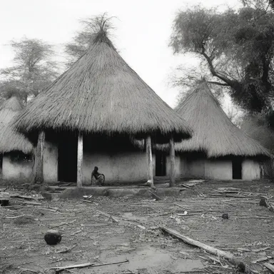 The ghanese village was haunted by malevolent spirits, creating a sense of horror among its residents.