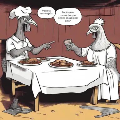 Why did the ghanese chicken go to the seance? To talk to the other side!