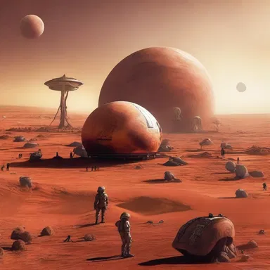 In the ghanese science fiction novel, humans and aliens coexist in a utopian society on Mars.