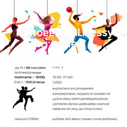 A promotional poster for a dance masterclass titled 'Концептуальность в Танце'